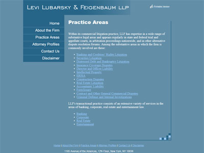 Levi, Lubarsky & Feigenbaum, LLP.